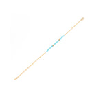Yoshile Blau Armband Gold