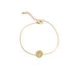 Kirestin Türkis Armband Gold