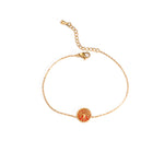 Kirestin Rot Armband Gold