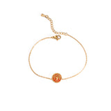 Kirestin Rot Armband Gold