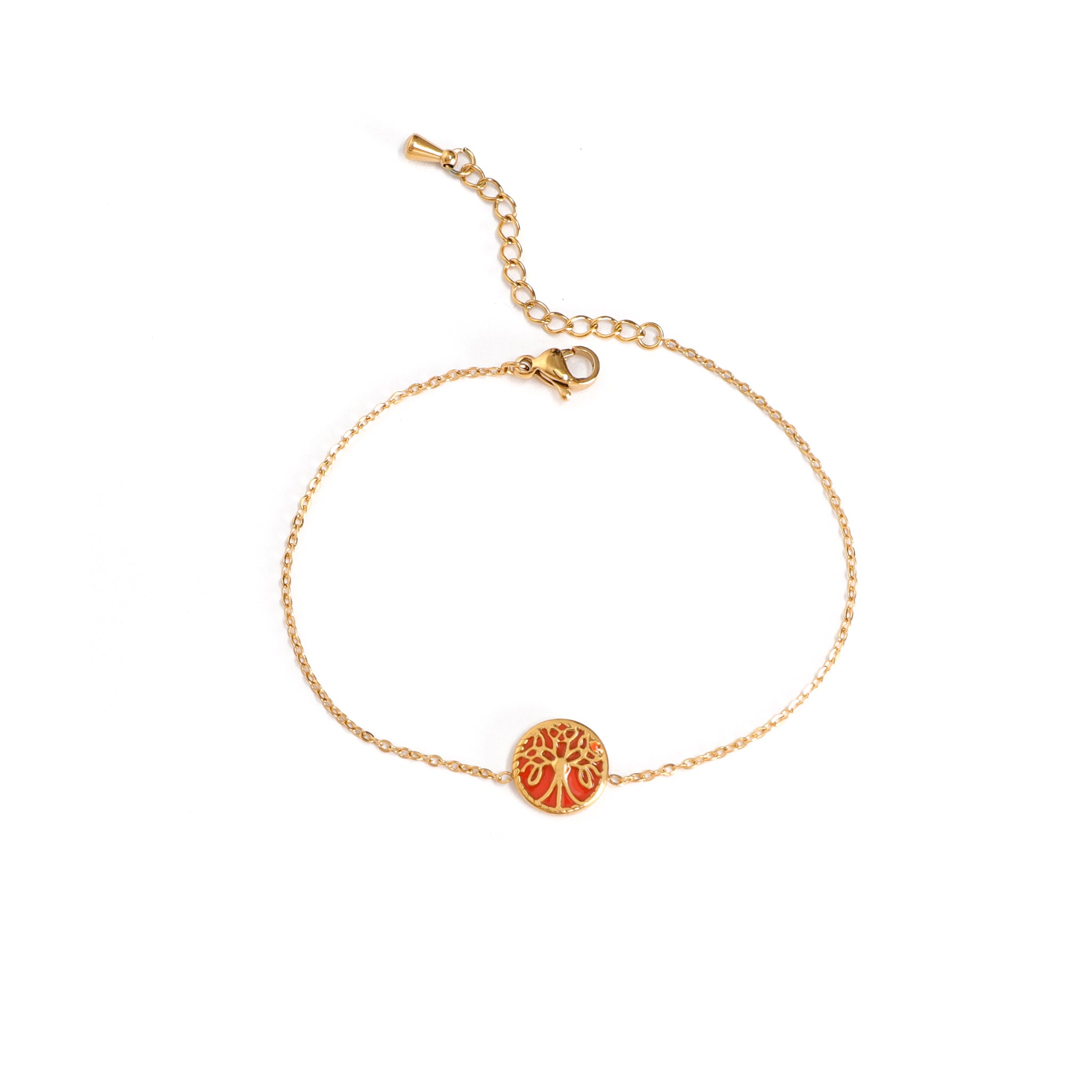 Kirestin Rot Armband Gold
