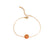 Kirestin Rot Armband Gold