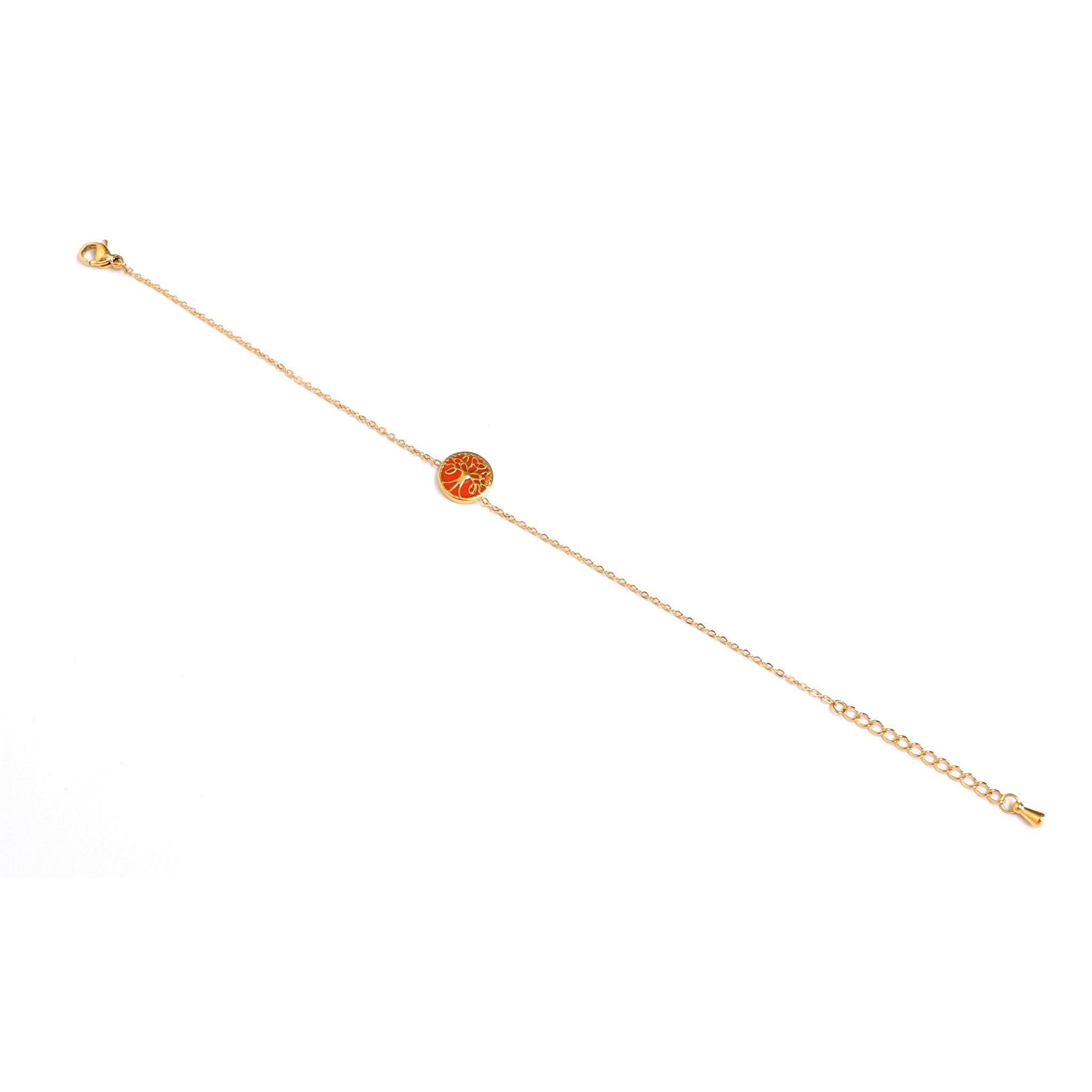 Kirestin Rot Armband Gold