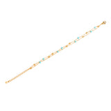 Regable Blau Armband Gold