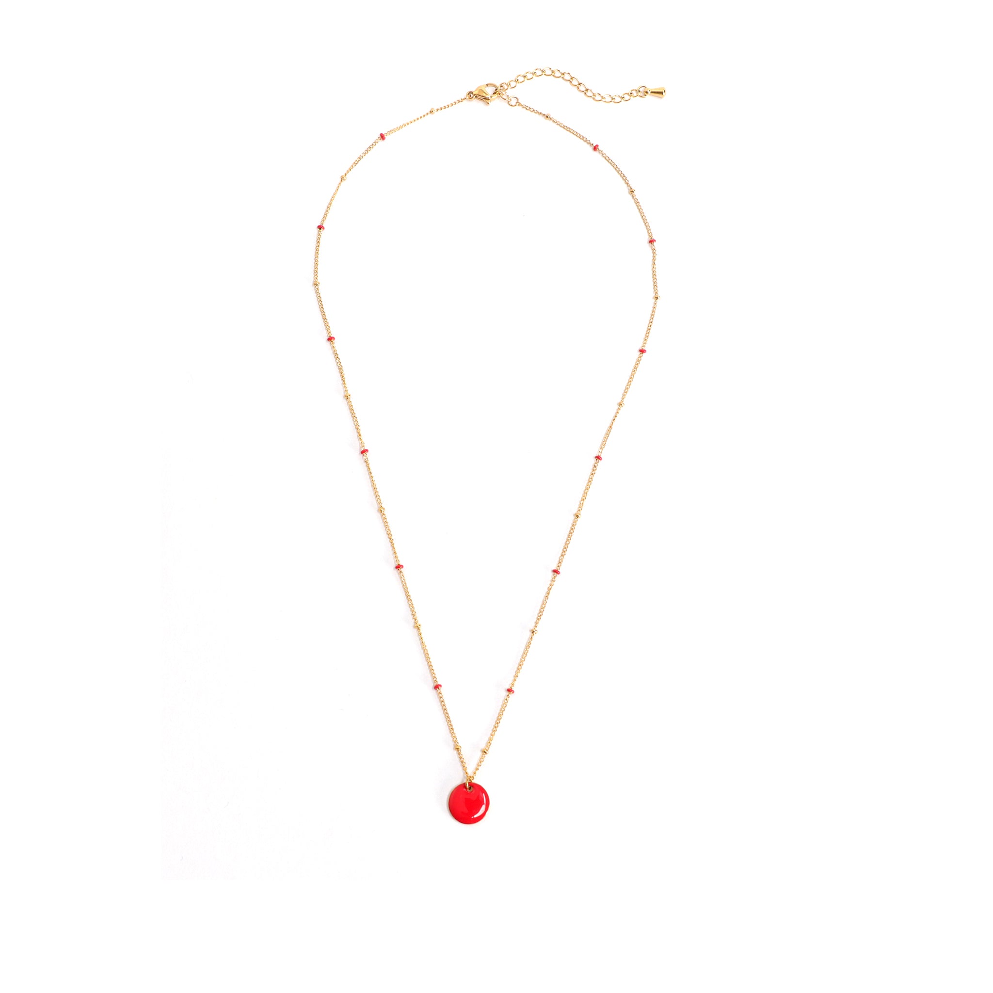 Sawinta Rot Halskette Gold