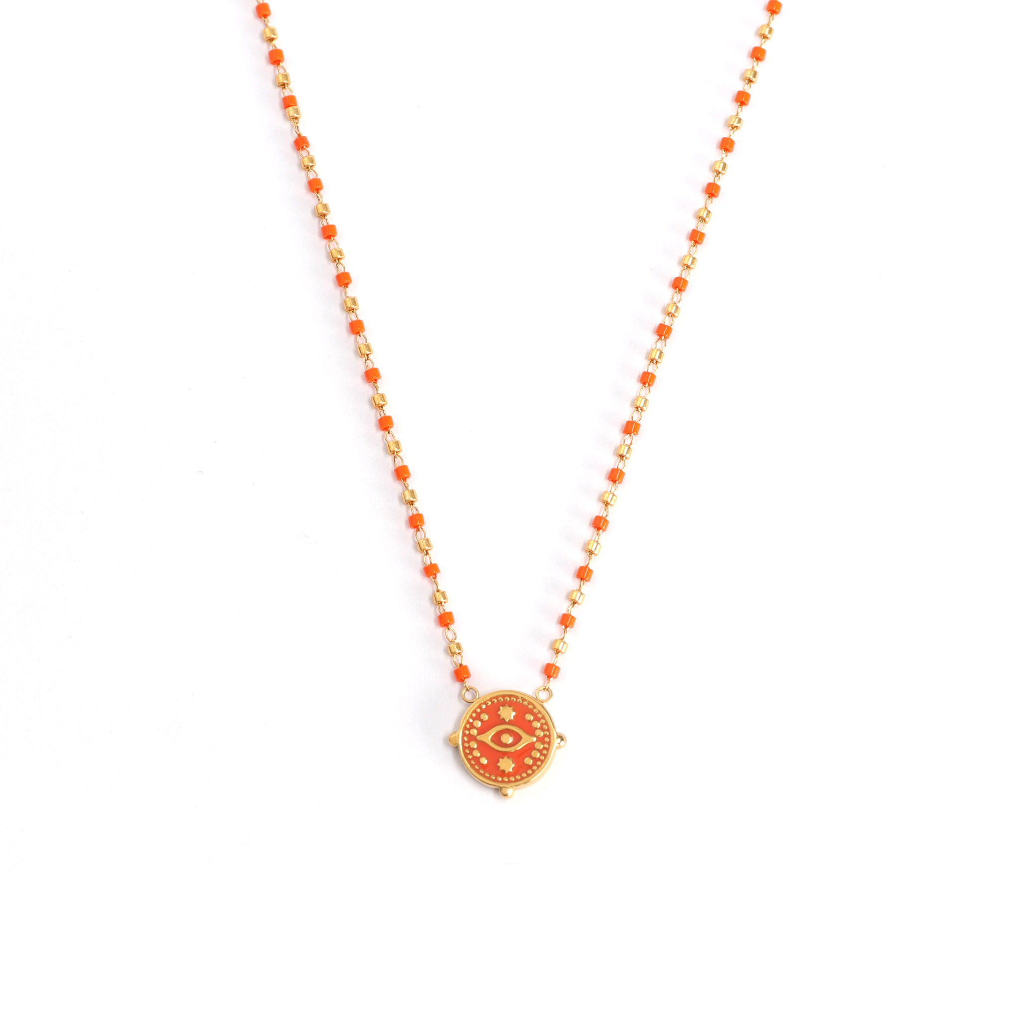 Zehale Rot Halskette Gold