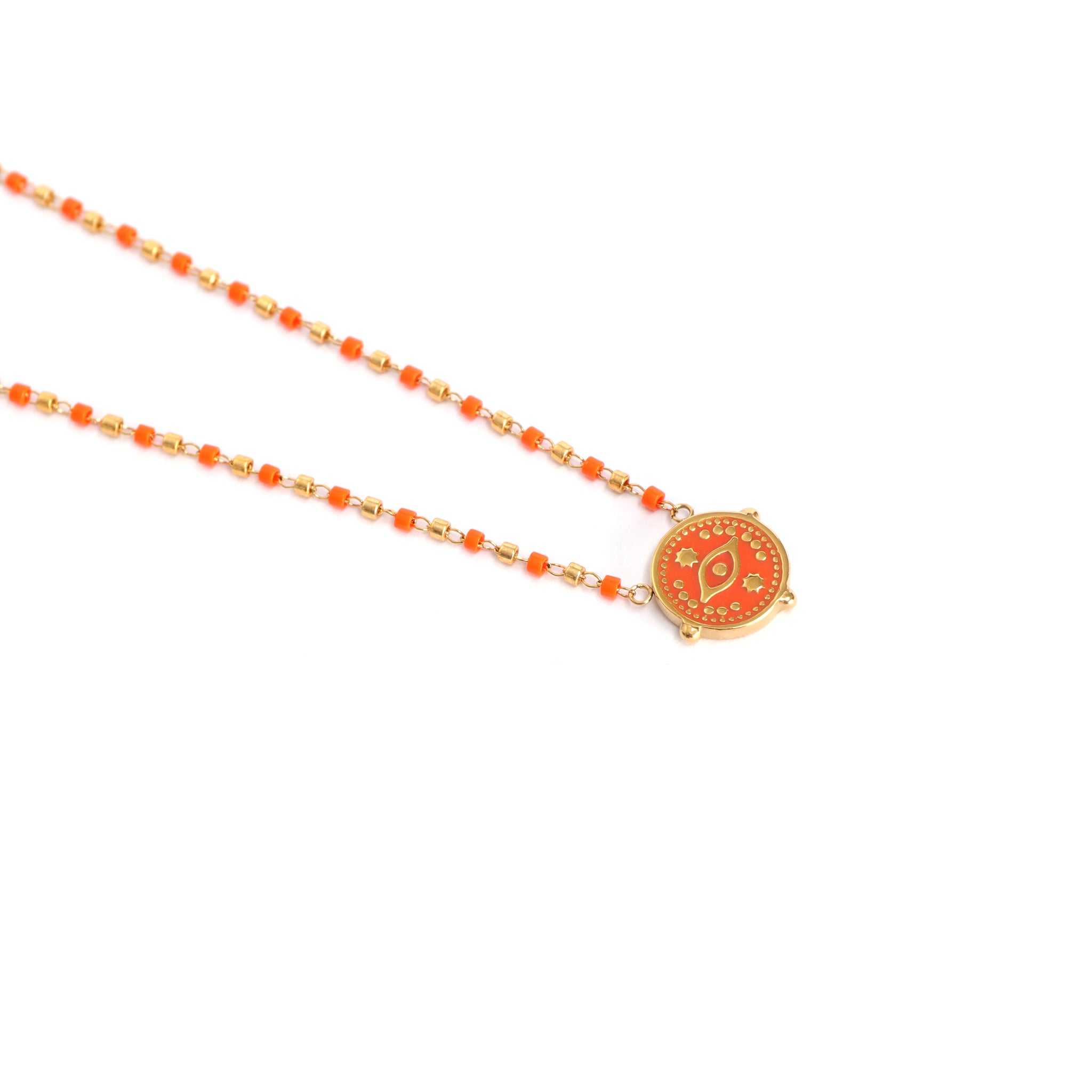 Zehale Rot Halskette Gold