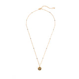 Tiryegg Schwarz Halskette Gold