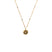 Tiryegg Schwarz Halskette Gold
