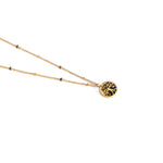 Tiryegg Schwarz Halskette Gold