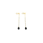 Froreng Schwarz Ohrringe Gold