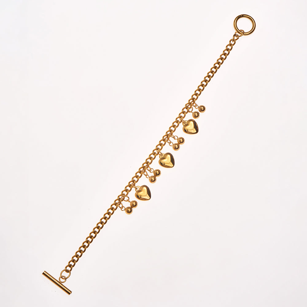 Pipe Armband Gold