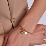Brongem Armband Rose