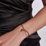Camelin Armband Rose