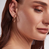 Cnytted Ohrringe Rose