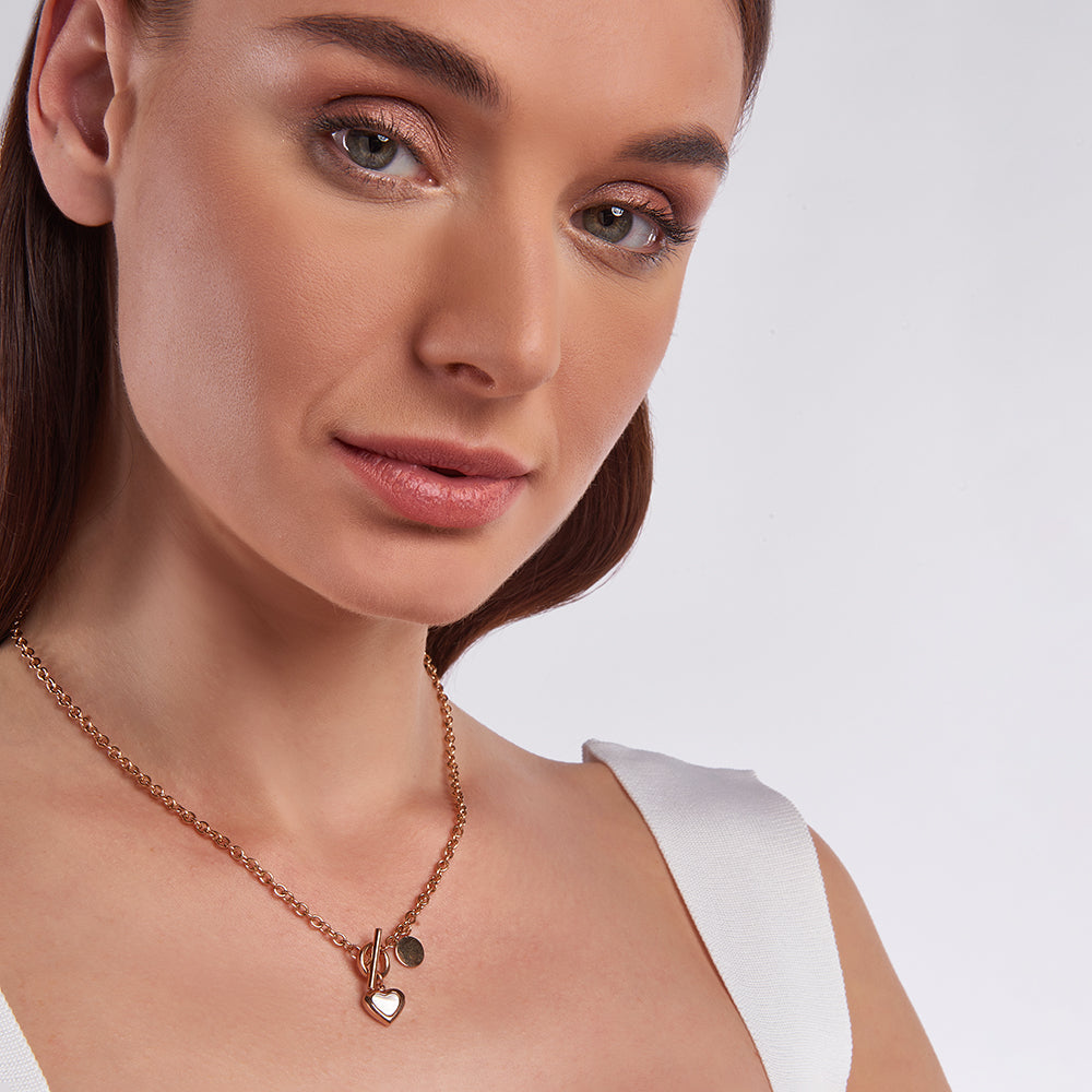 Brongem Halskette Rose