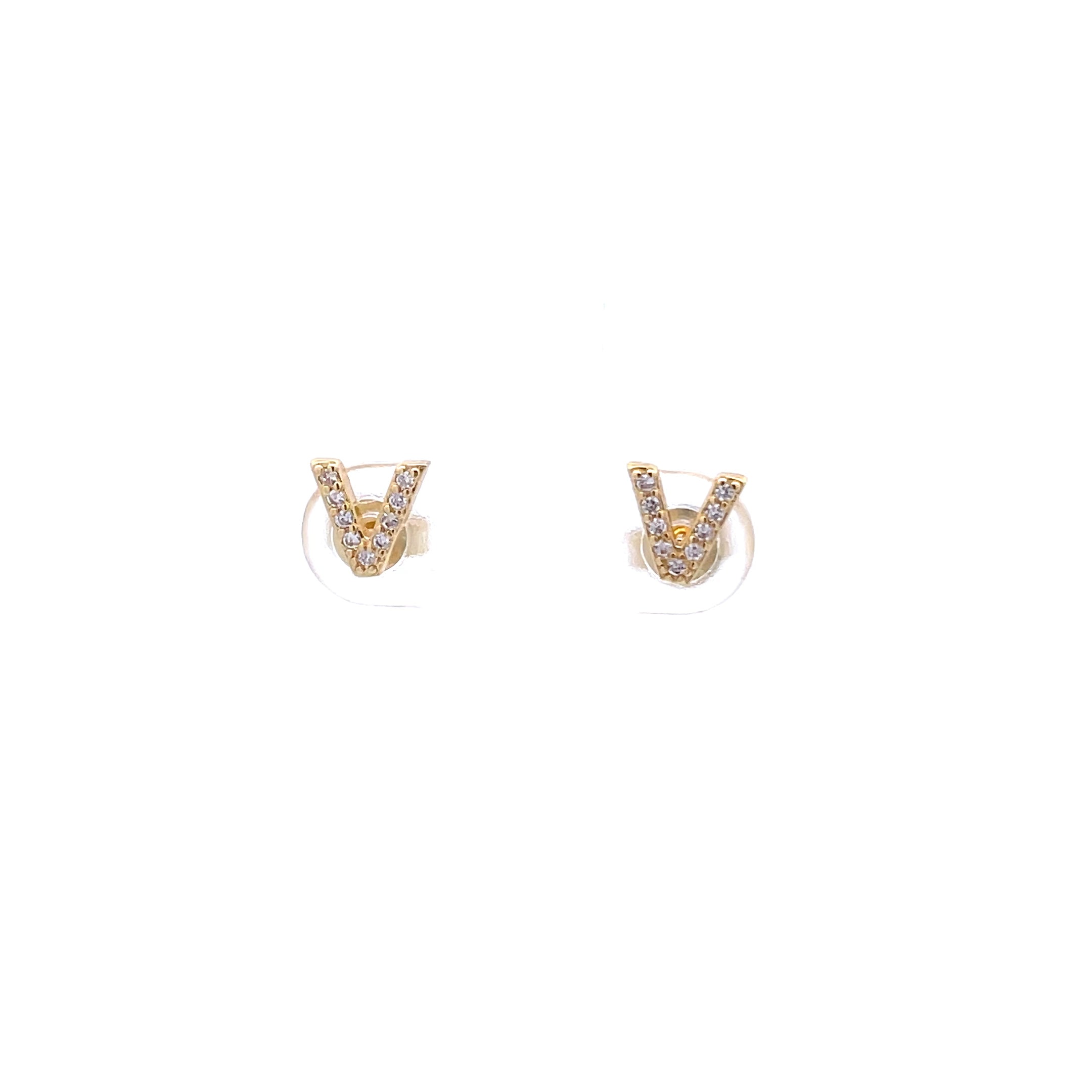 Boucle-V Ohrringe Gold