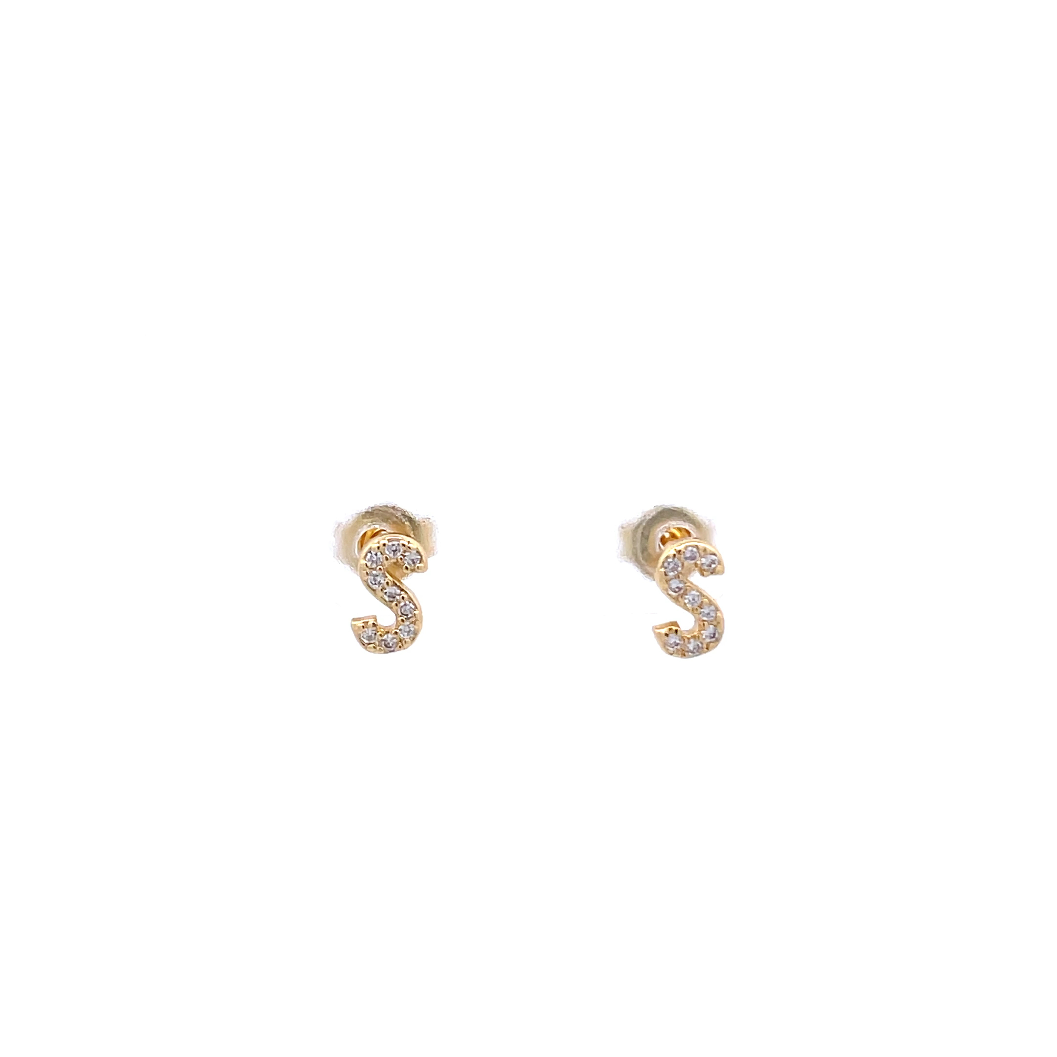 Boucle-S Ohrringe Gold