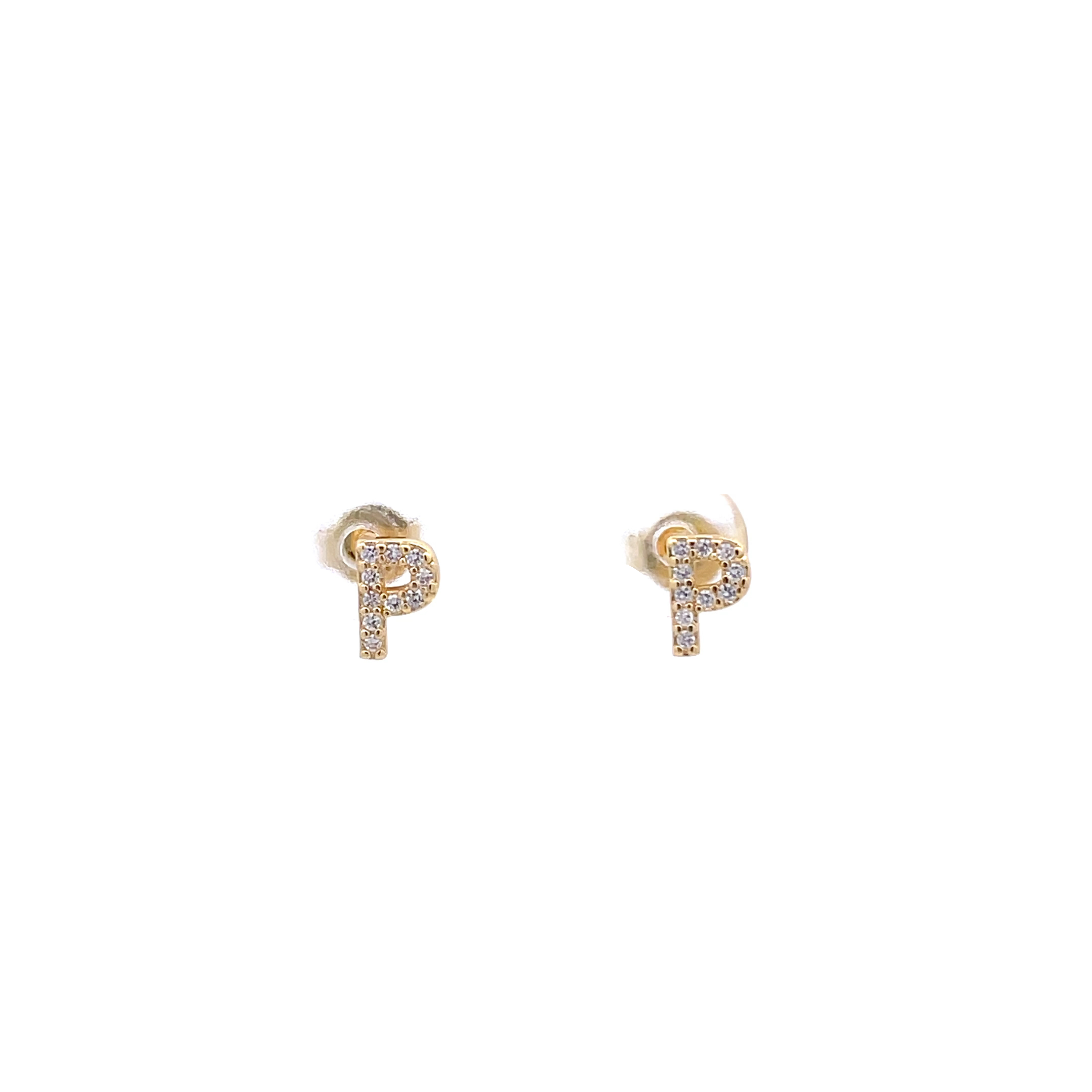 Boucle-P Ohrringe Gold