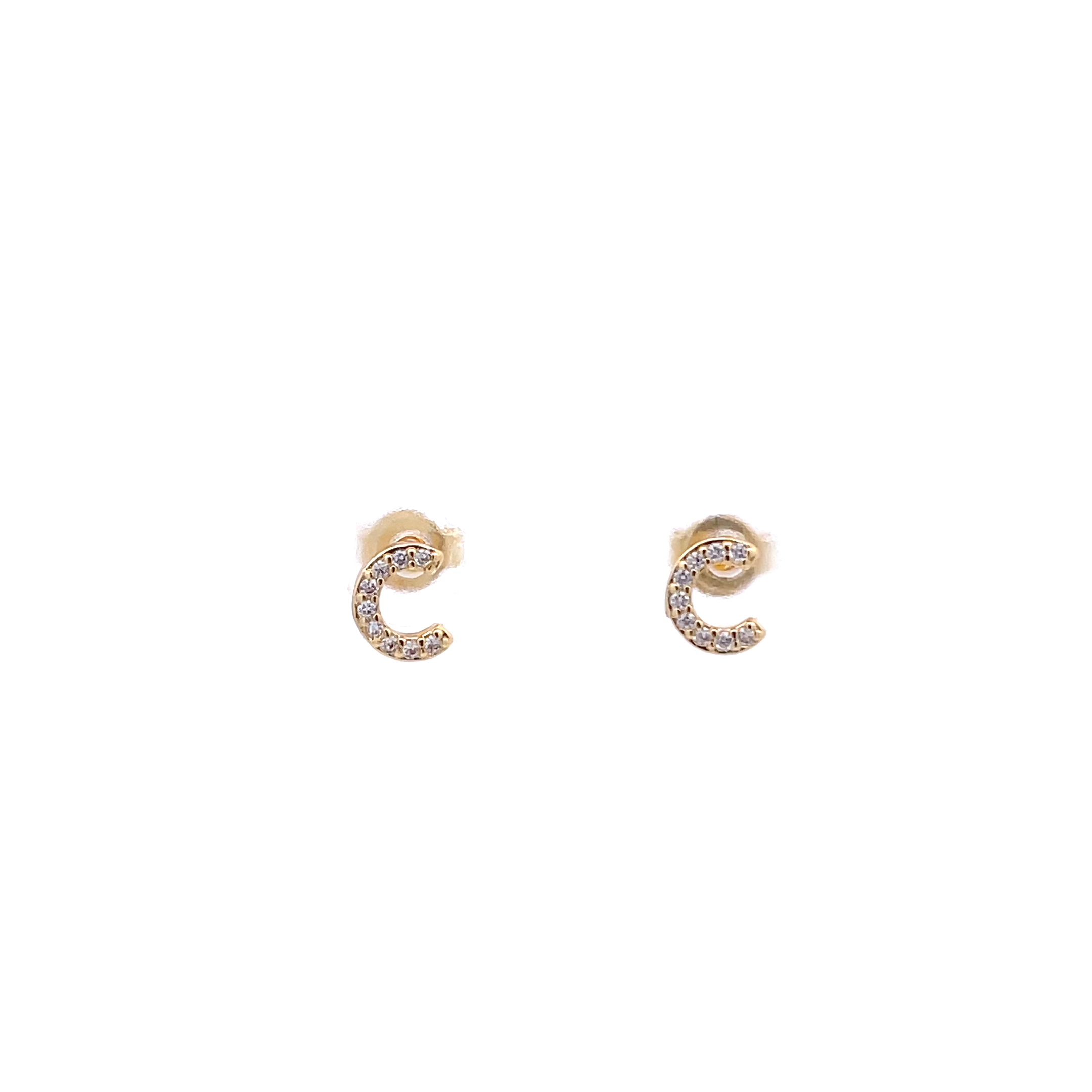 Boucle-C Ohrringe Gold