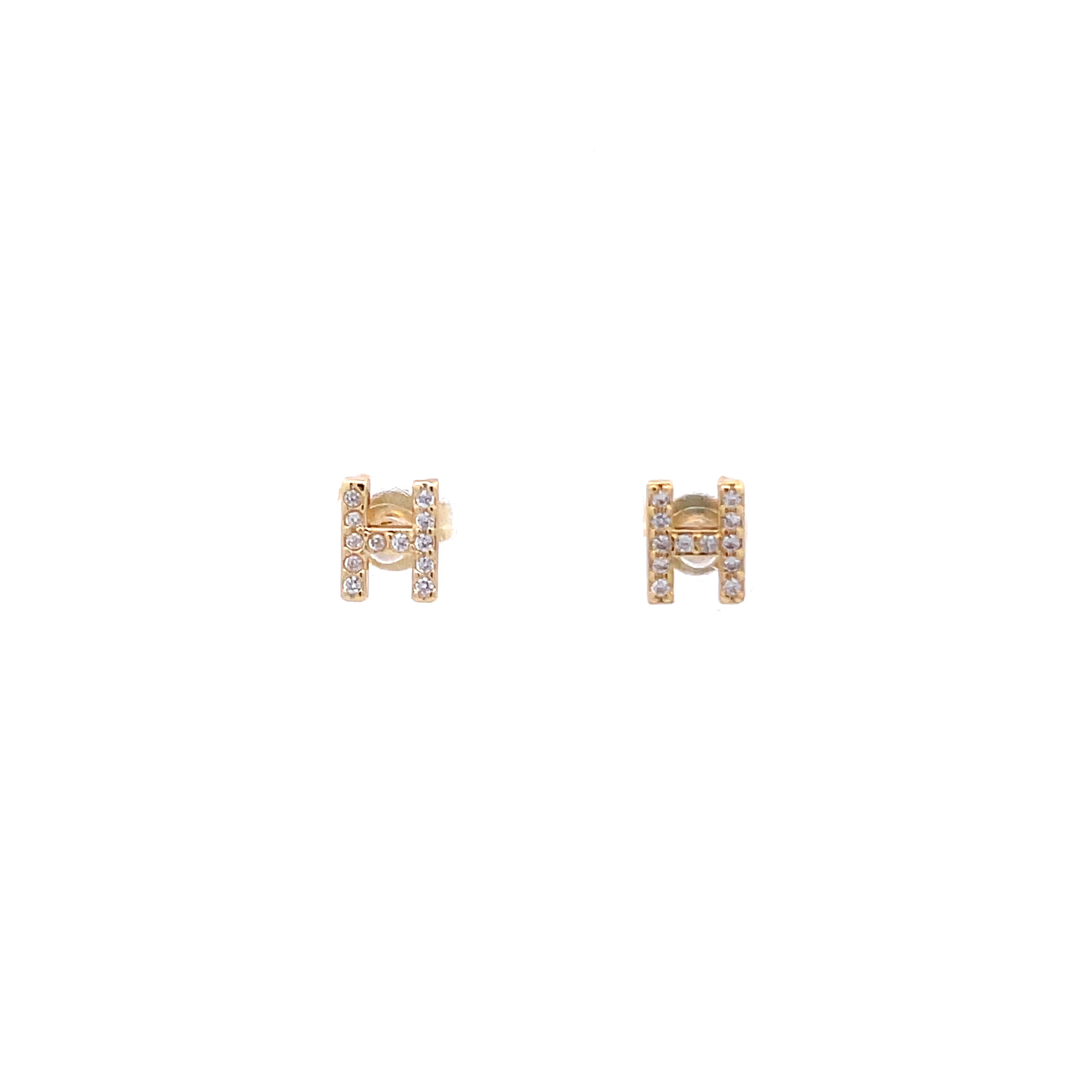 Boucle-H Ohrringe Gold