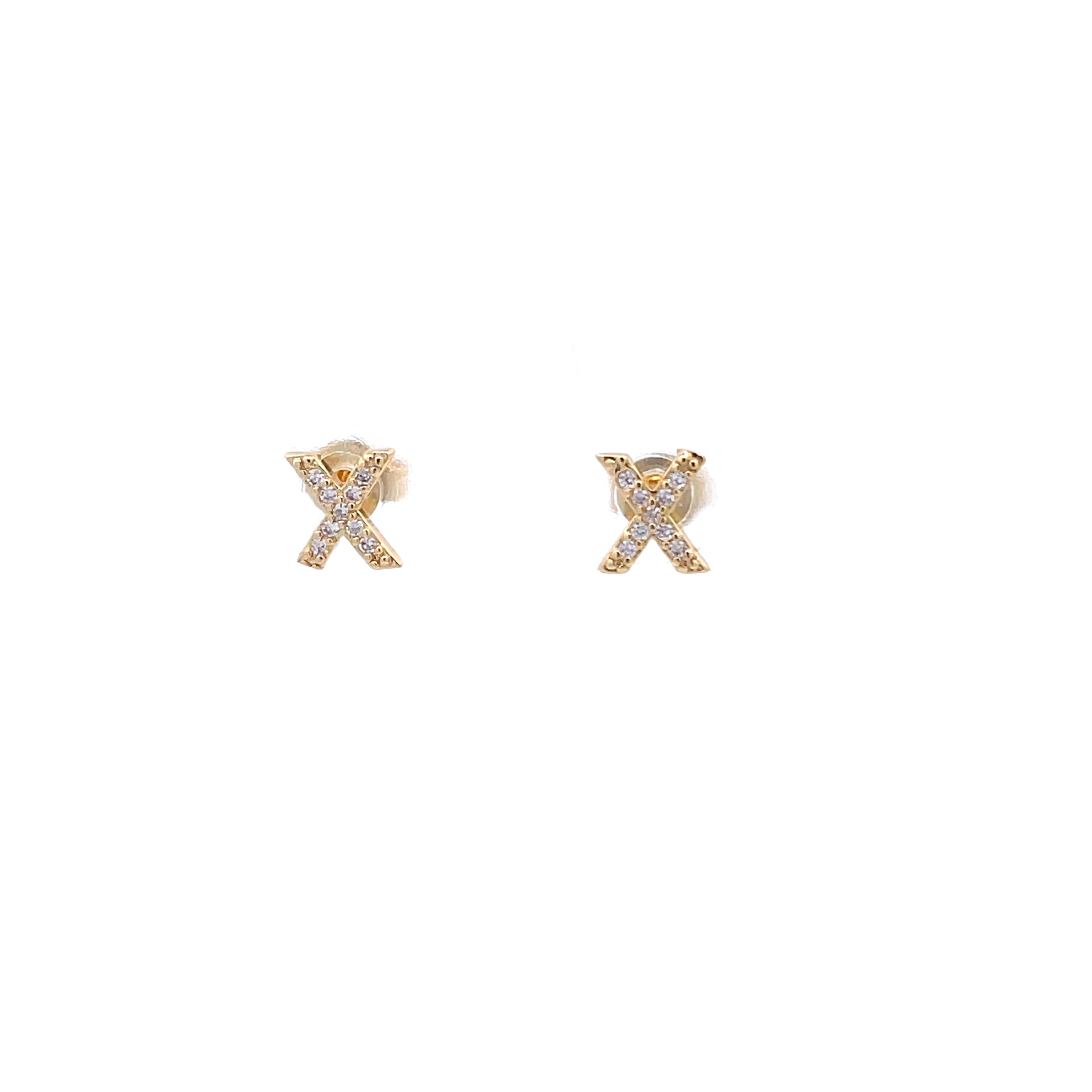 Boucle-X Ohrringe Gold
