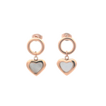 Brongem Ohrringe Rose