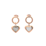 Brongem Ohrringe Rose