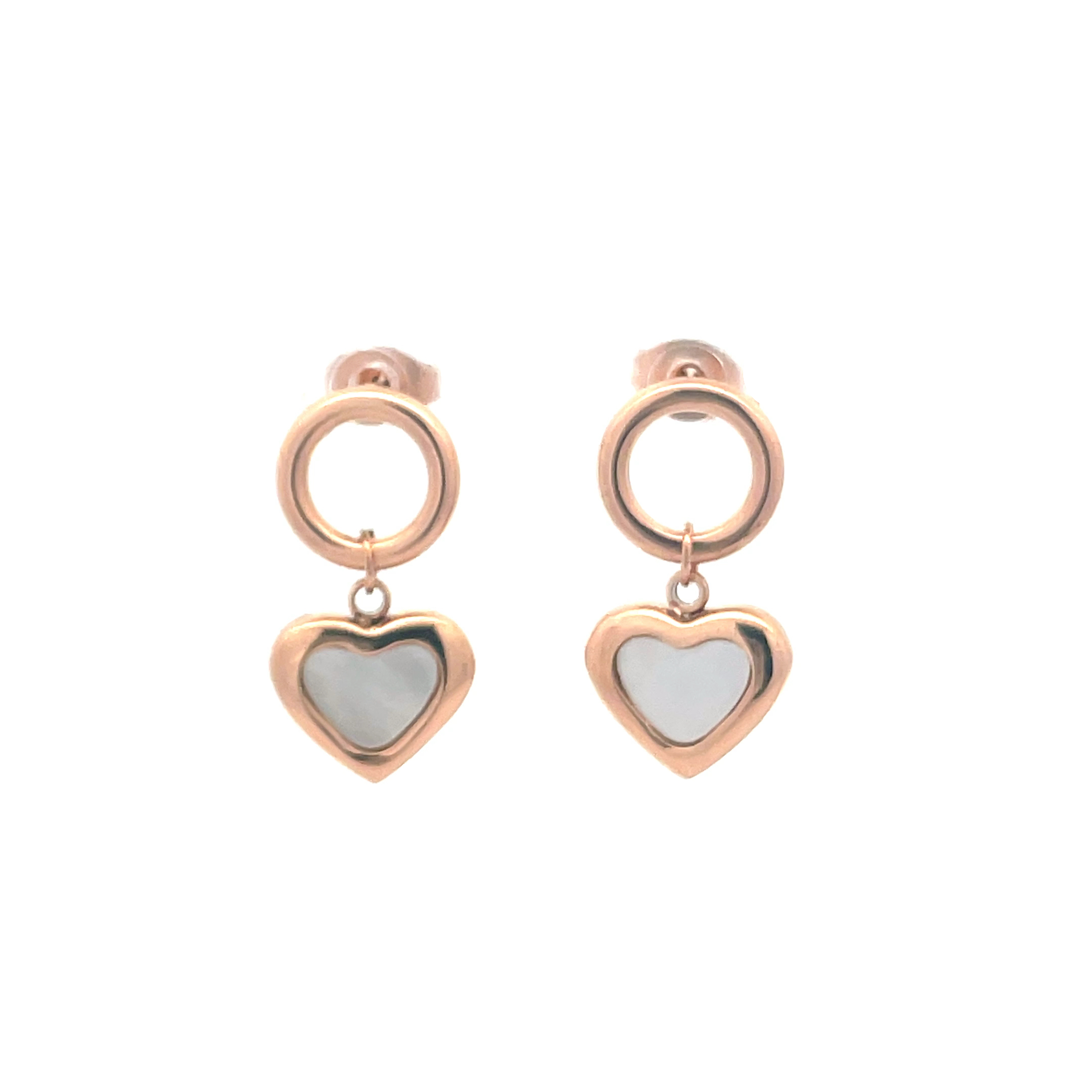 Brongem Ohrringe Rose