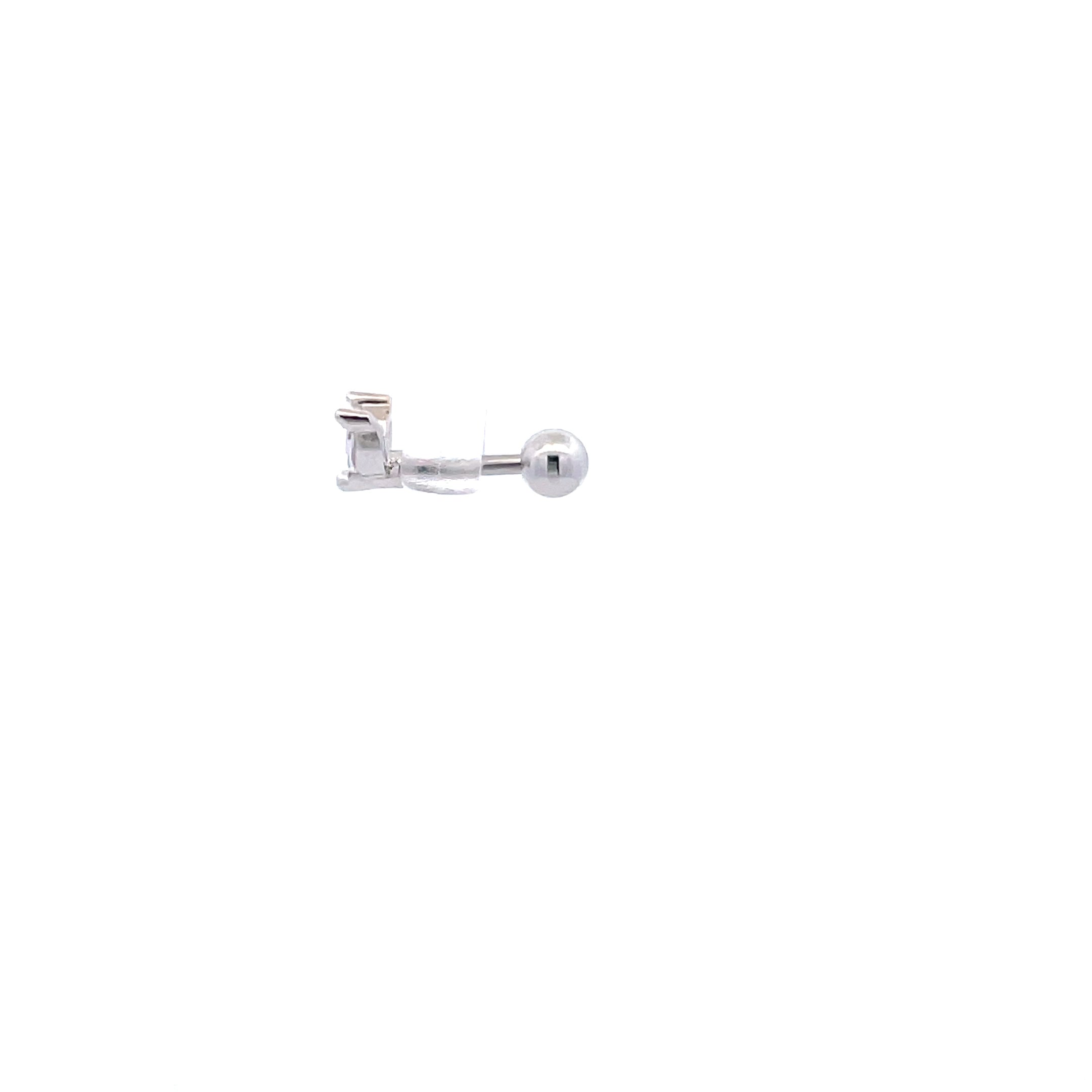 Ratines Piercing Weiß