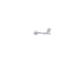 Ratines Piercing Weiß