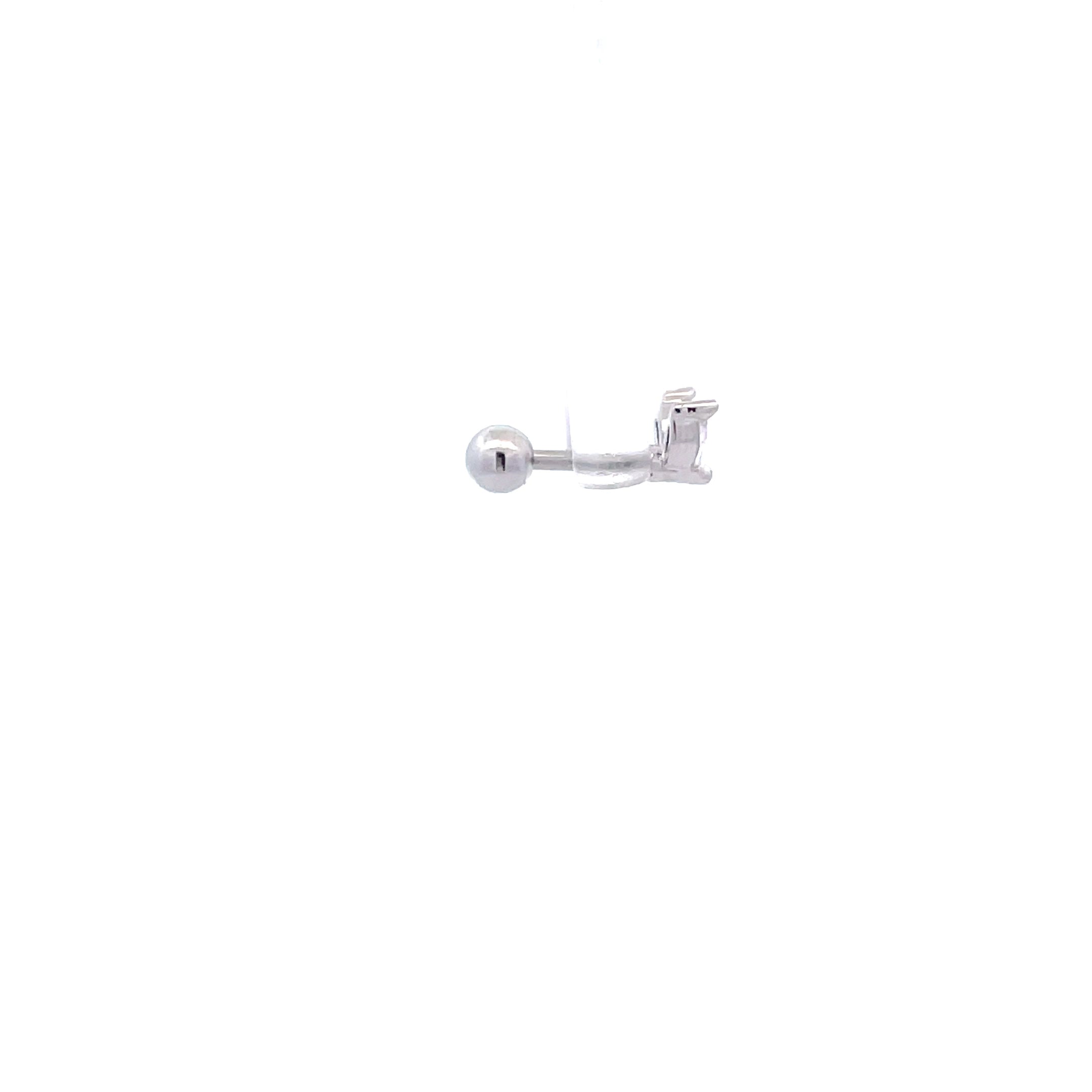 Ratines Piercing Weiß