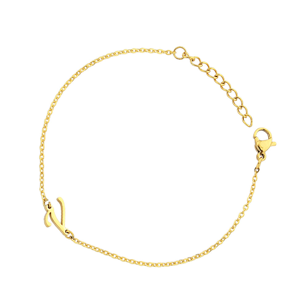 Pfer Letter-V Armband Gold