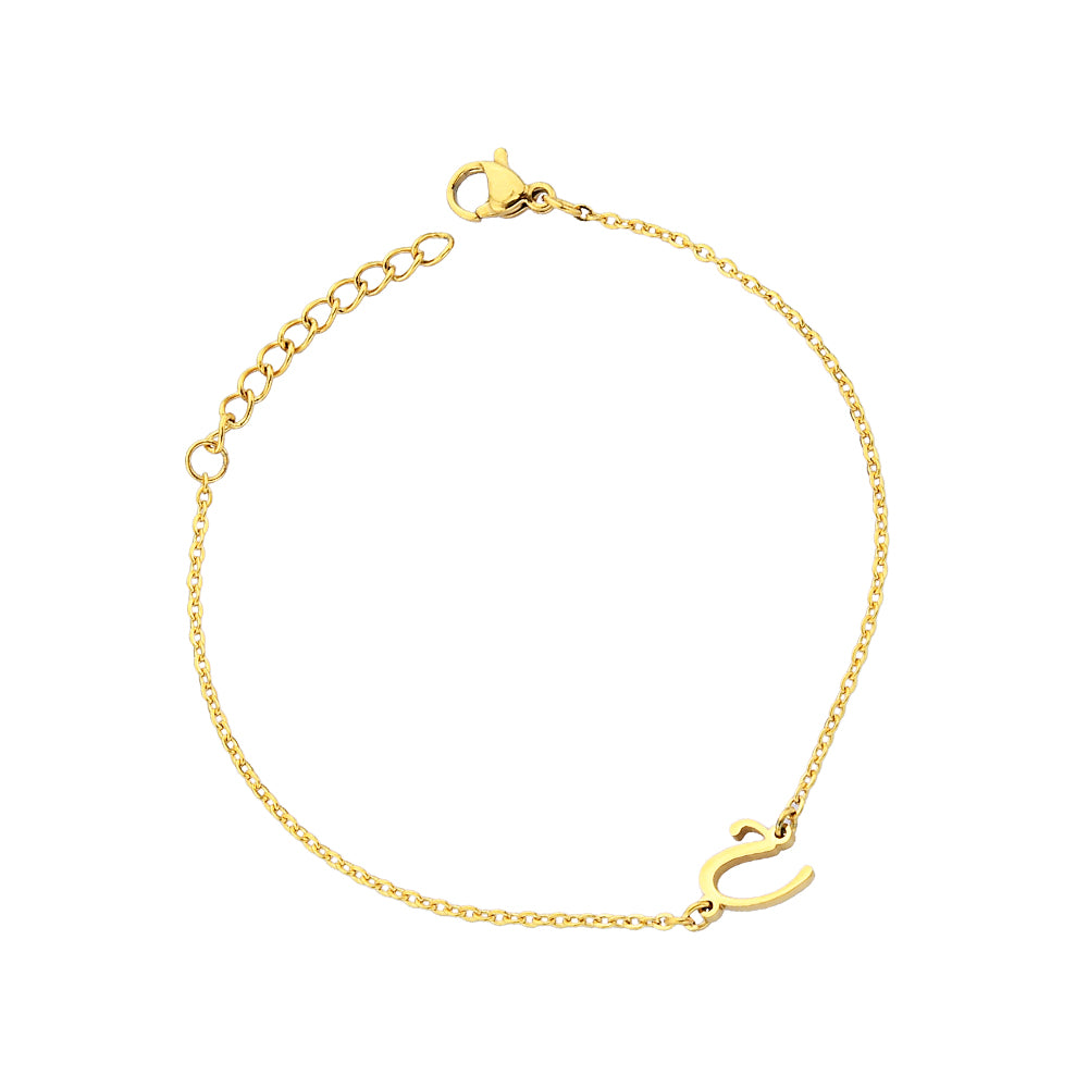 Pfer Letter-U Armband Gold