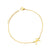 Pfer Letter-K Armband Gold