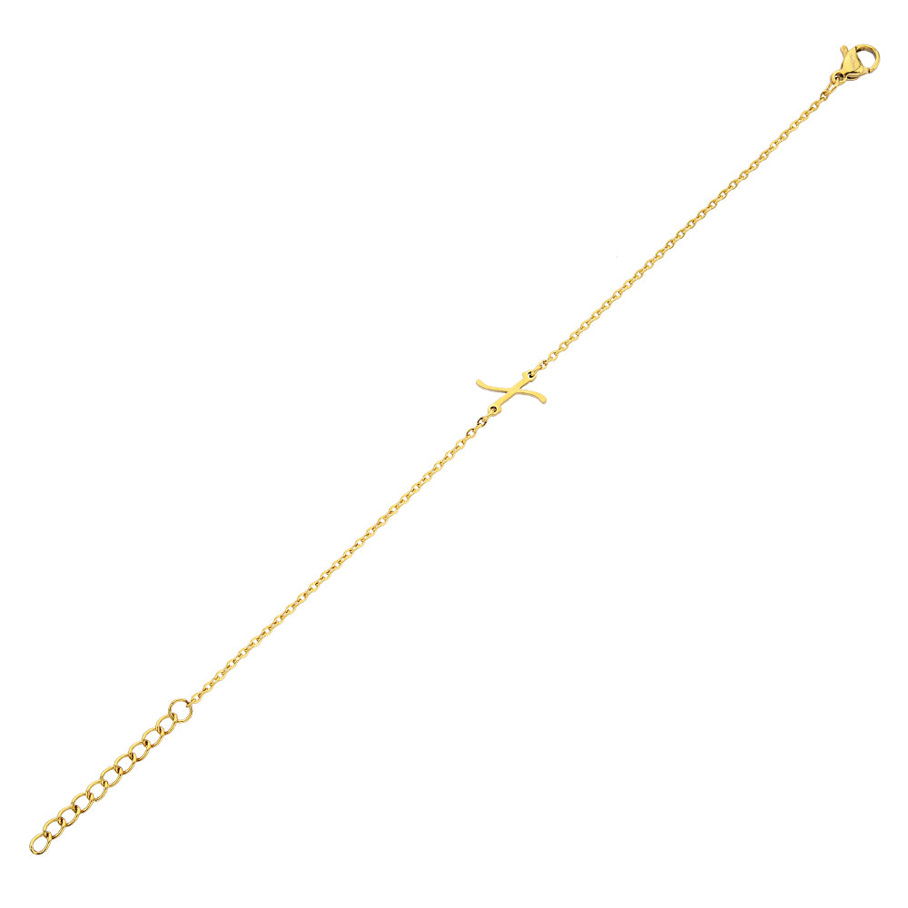 Pfer Letter-X Armband Gold