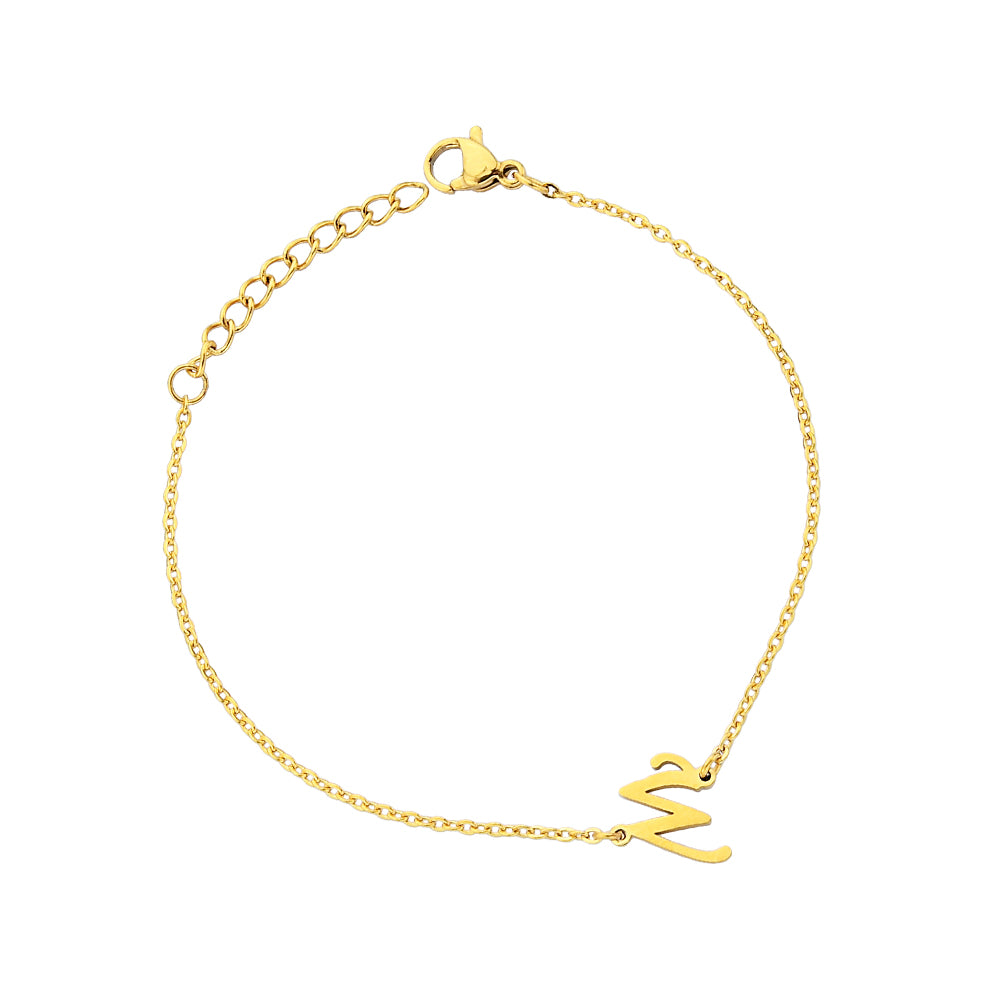 Pfer Letter-W Armband Gold