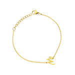 Pfer Letter-W Armband Gold