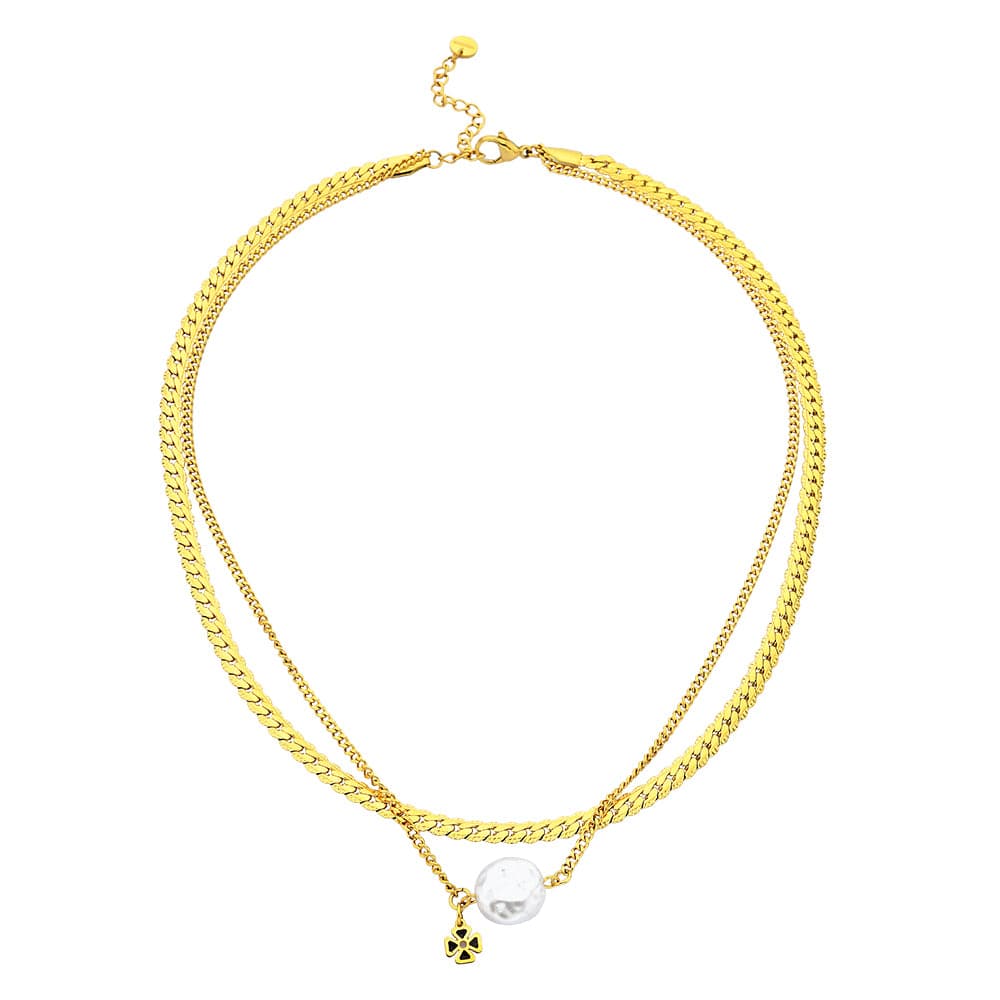 Numeaf Halskette Gold