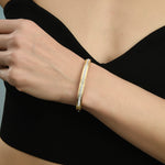 Hebrecr Armreif Gold