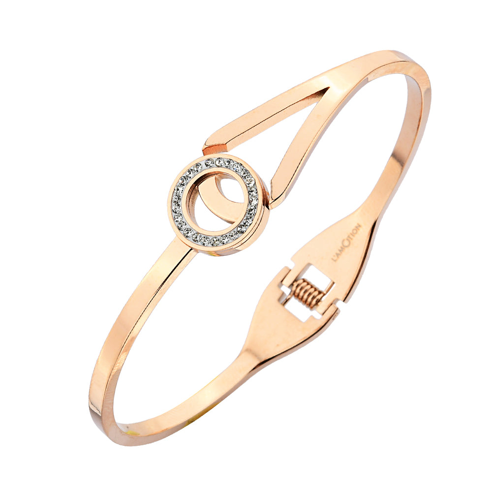 Horn Armreif Rose