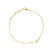 Pfer Letter-A Armband Gold