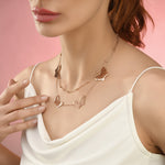 Fold Halskette Rose