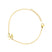 Pfer Letter-M Armband Gold