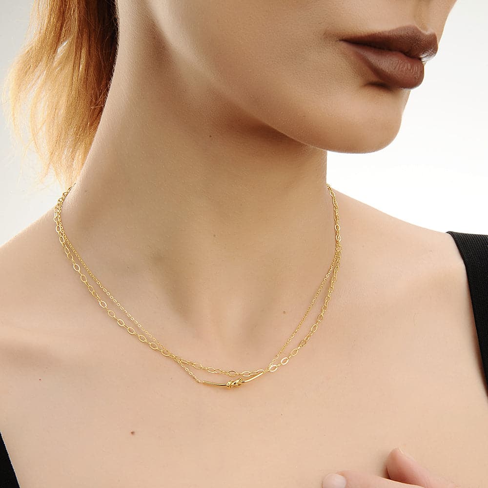 Inesti Halskette Gold