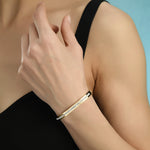 Hebrecr Armreif Gold