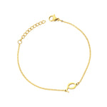Pfer Letter-Q Armband Gold