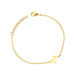 Pfer Letter-Z Armband Gold