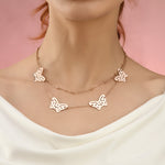 Fold Halskette Rose