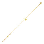 Pfer Letter-M Armband Gold